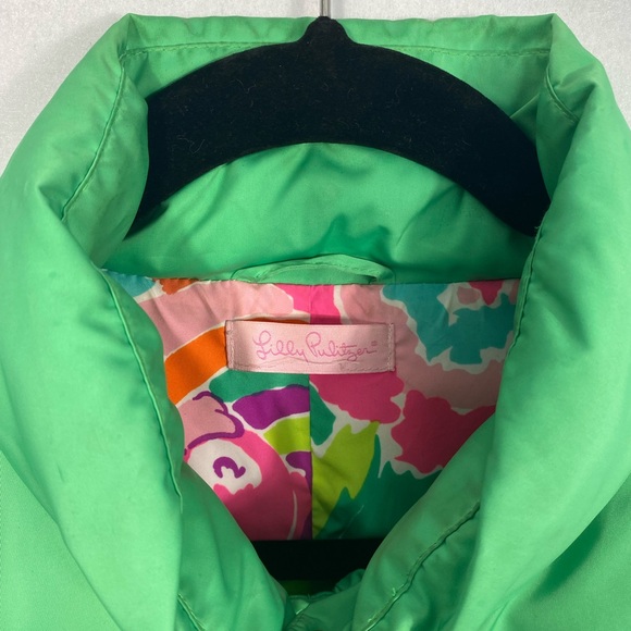 Lilly Pulitzer Vibrant Green Puffer Vest - Picture 5 of 14